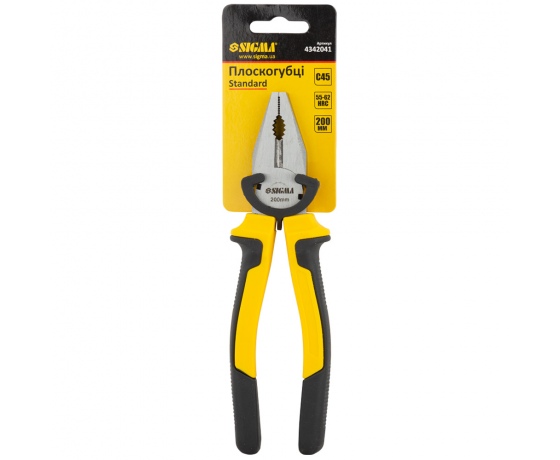 Фото 4 - Плоскогубцы 200мм Standard SIGMA (4342041)