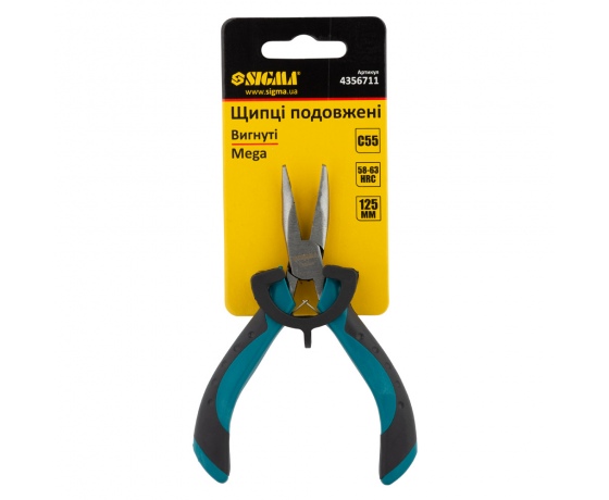 Фото 4 - Длинногубцы изогнутые 125мм Mega SIGMA (4356711)