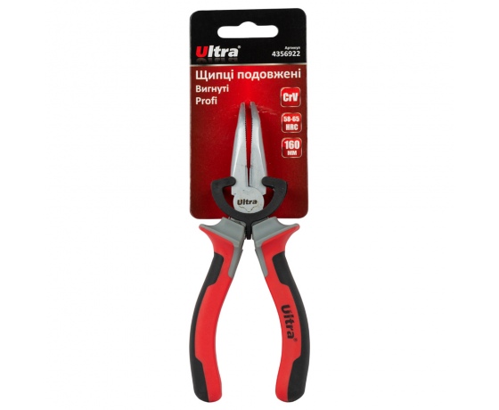 Фото 6 - Длинногубцы изогнутые 160мм CrV Profi ULTRA (4356922)