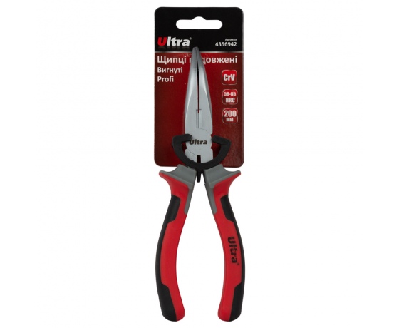 Фото 6 - Длинногубцы изогнутые 200мм CrV Profi ULTRA (4356942)