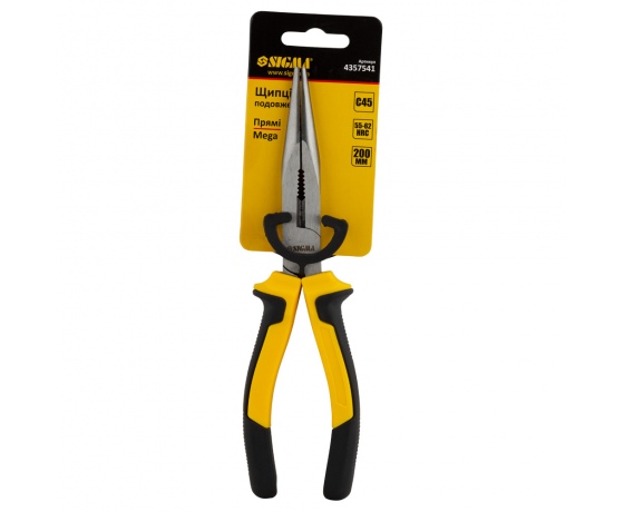 Фото 4 - Длинногубцы прямые 200мм Standard SIGMA (4357541)
