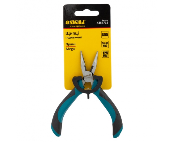 Фото 4 - Длинногубцы прямые 125мм Mega SIGMA (4357711)