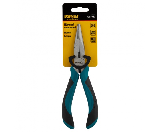 Фото 4 - Длинногубцы прямые 180мм Mega SIGMA (4357731)