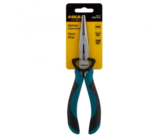 Фото 4 - Длинногубцы прямые 200мм Mega SIGMA (4357741)