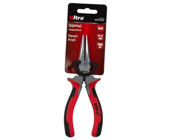 Фото 6 - Длинногубцы прямые 160мм CrV Profi ULTRA (4357922)