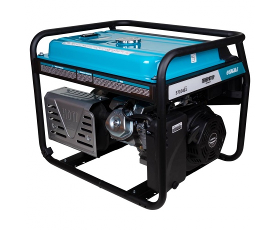 Фото 6 - Генератор бензиновый 5.0/5.5кВт 4-х тактный ручной запуск SIGMA (5710461)