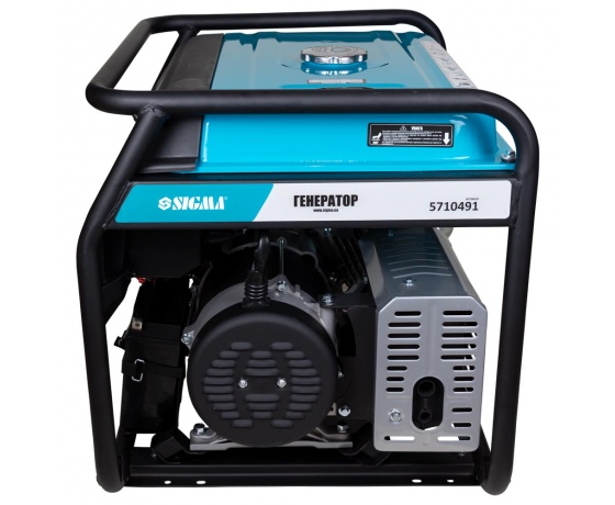 Фото 8 - Генератор бензиновый 6.0/6.5кВт 4-х тактный электрозапуск SIGMA (5710491)