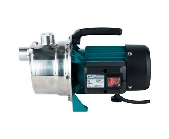 Фото 3 - Насос центробежный самовсасывающий 0.8кВт Hmax 38м Qmax 58л/мин нерж LEO (775312)