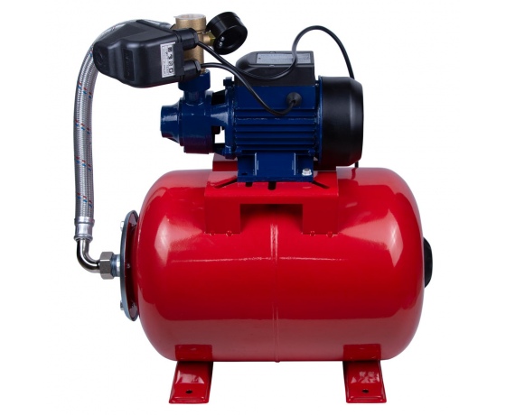 Фото 3 - Станция 0.37кВт Hmax 35м Qmax 35л/мин (вихревой насос) 24л Украина WETRON (775011/24)