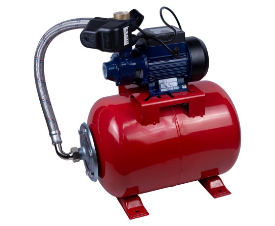 Фото 2 - Станция 0.37кВт Hmax 35м Qmax 35л/мин (вихревой насос) 24л Украина WETRON (775011/24)