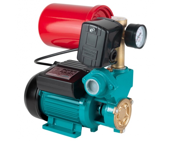 Фото 9 - Станция 0.37кВт Hmax 32м Qmax 40л/мин (вихревой насос) 1л AQUATICA (776016)