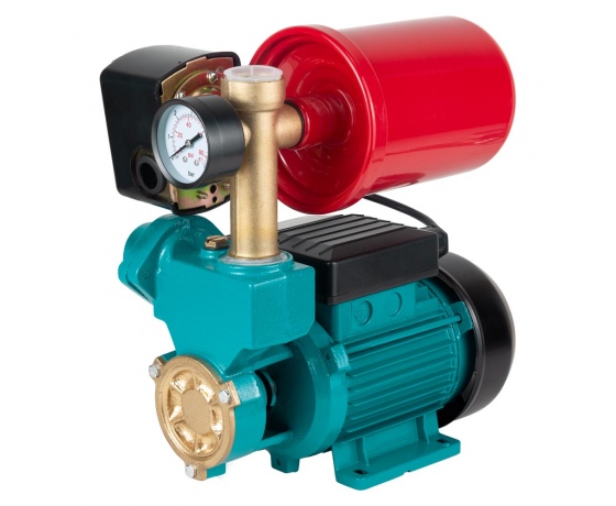 Фото 2 - Станция 0.37кВт Hmax 32м Qmax 40л/мин (вихревой насос) 1л AQUATICA (776016)