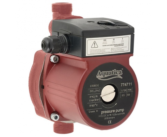 Фото 2 - Насос для повышения давления 120Вт Hmax 9м Qmax 30л/мин Ø3/4