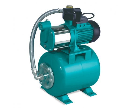 Фото 2 - Станция 0.6кВт Hmax 35м Qmax 80л/мин (многоступ. насос) 24л LEO (776411)