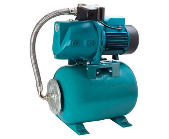 Фото 2 - Станция 1.1кВт Hmax 55м Qmax 90л/мин (самовсасывающий насос) 24л AquaticaLEO (775325/24)