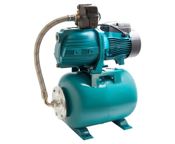 Фото 2 - Станция 0.9кВт Hmax 48м Qmax 85л/мин (самовсасывающий насос) 24л AquaticaLEO (775386/24)