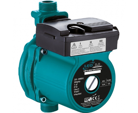 Фото 2 - Насос для повышения давления 123Вт Hmax 9м Qmax 25л/мин Ø3/4