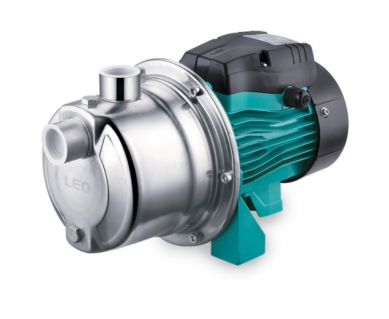 Фото 2 - Насос центробежный самовсасывающий 0.6кВт Hmax 43м Qmax 47л /мин (нерж) LEO 3.0 (775353)