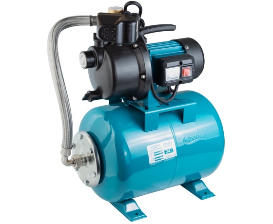 Фото 3 - Станция 0.6кВт Hmax 35м Qmax 50л/мин пластик (самовсасывающий насос) 24л Украина AquaticaLEO (775306/24)