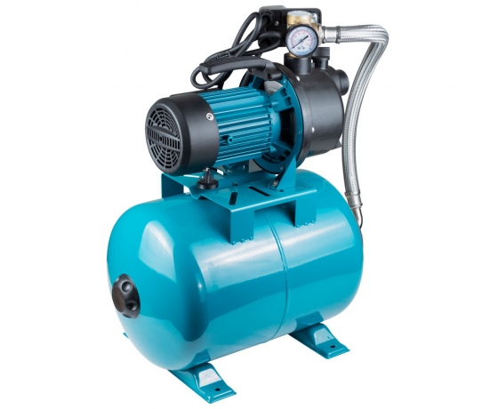 Фото 7 - Станция 0.6кВт Hmax 35м Qmax 50л/мин пластик (самовсасывающий насос) 24л Украина AquaticaLEO (775306/24)