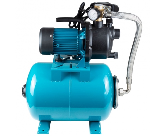 Фото 8 - Станция 0.6кВт Hmax 35м Qmax 50л/мин пластик (самовсасывающий насос) 24л Украина AquaticaLEO (775306/24)