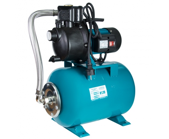 Фото 2 - Станция 0.6кВт Hmax 35м Qmax 50л/мин пластик (самовсасывающий насос) 24л Украина AquaticaLEO (775306/24)