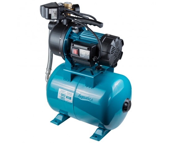 Фото 4 - Станция 1.0кВт Hmax 44м Qmax 73л/мин пластик (самовсасывающий насос) 24л Украина AquaticaLEO (775308/24)