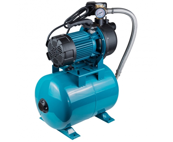 Фото 6 - Станция 1.0кВт Hmax 44м Qmax 73л/мин пластик (самовсасывающий насос) 24л Украина AquaticaLEO (775308/24)