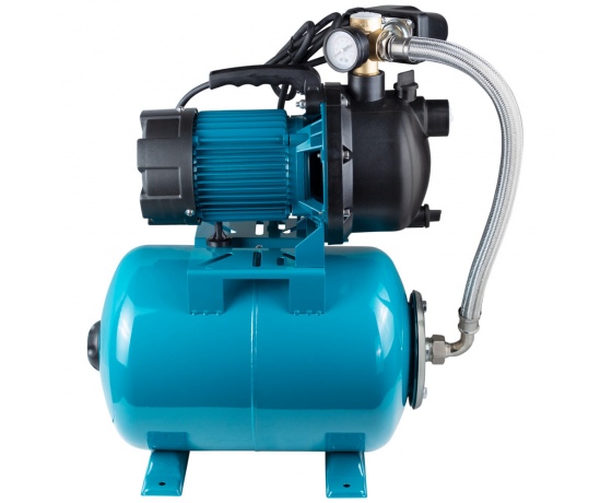 Фото 7 - Станция 1.0кВт Hmax 44м Qmax 73л/мин пластик (самовсасывающий насос) 24л Украина AquaticaLEO (775308/24)