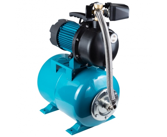 Фото 8 - Станция 1.0кВт Hmax 44м Qmax 73л/мин пластик (самовсасывающий насос) 24л Украина AquaticaLEO (775308/24)