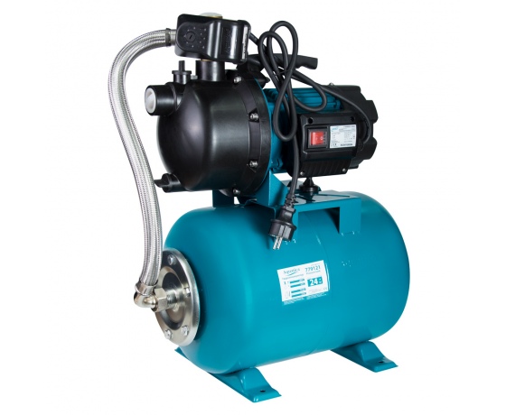 Фото 2 - Станция 1.2кВт Hmax 48м Qmax 80л/мин пластик (самовсасывающий насос) 24л Украина AquaticaLEO (775309/24)