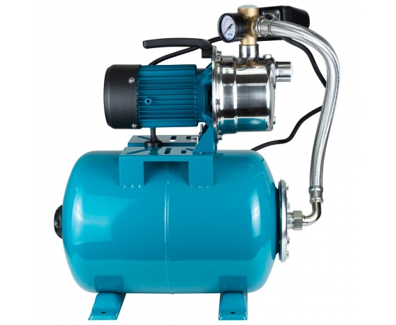 Фото 7 - Станция 0.6кВт Hmax 35м Qmax 50л/мин (самовсасывающий насос нерж) 24л Украина AquaticaLEO (775311/24)