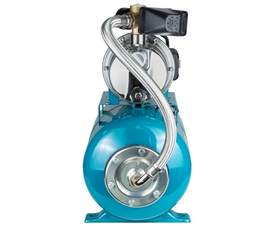 Фото 9 - Станция 0.6кВт Hmax 35м Qmax 50л/мин (самовсасывающий насос нерж) 24л Украина AquaticaLEO (775311/24)