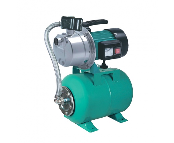 Фото 2 - Станция 1.2кВт Hmax 48м Qmax 80л/мин (самовсасывающий насос нерж) 24л Украина AquaticaLEO (775314/24)