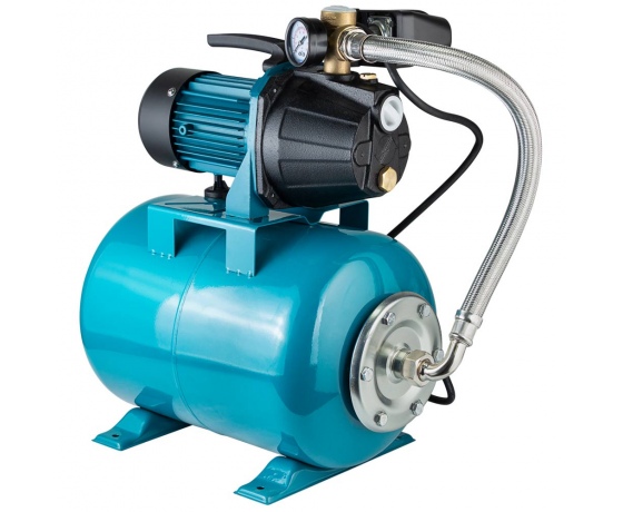 Фото 5 - Станция 0.8кВт Hmax 38м Qmax 58л/мин (самовсасывающий насос) 24л AquaticaLEO (775346/24)