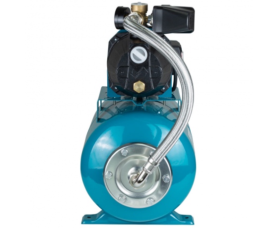 Фото 7 - Станция 0.8кВт Hmax 38м Qmax 58л/мин (самовсасывающий насос) 24л AquaticaLEO (775346/24)