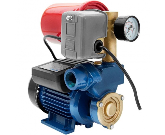 Фото 3 - Станция 0.37 кВт Hmax 35 м Qmax 35 л/мин (вихревой насос) 1л WETRON (776010)