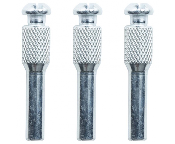 Фото 4 - Набор щеток проволочных 5шт Ø25; 38; 50; 65; 75мм хвостовик Ø6мм (латунированная) GRAD (9029025)