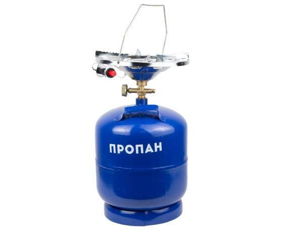 Фото 3 - Комплект газовый кемпинг с пьезоподжигом Comfort 8л SIGMA (2903121)