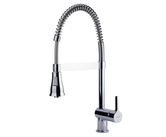 Фото 2 - Смеситель OMODEO Ø40 для кухни излив гибкий с пружиной на гайке CORSO (EC-4B626C)