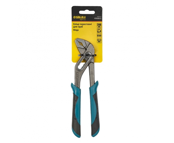 Фото 4 - Клещи переставные для труб 200мм Mega SIGMA (4102611)