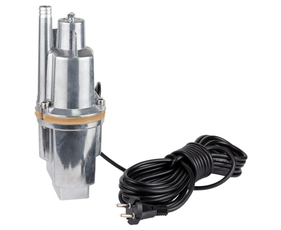 Фото 3 - Насос вибрационный 0.25кВт H 75м Q 18л/мин Ø100мм 10м кабеля верхний забор WETRON (WVM60) (778382)