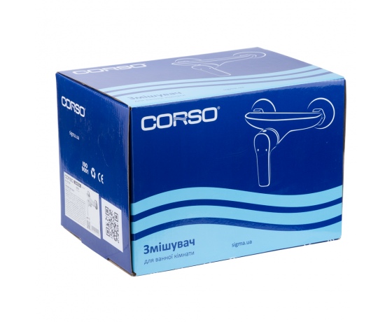 Фото 4 - Смеситель GARDA Ø35 для душа CORSO (BC-1D121W) (9605303)