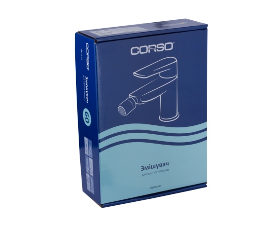 Фото 6 - Смеситель GARDA Ø35 для биде на шпильке CORSO (BC-1F121W) (9605503)