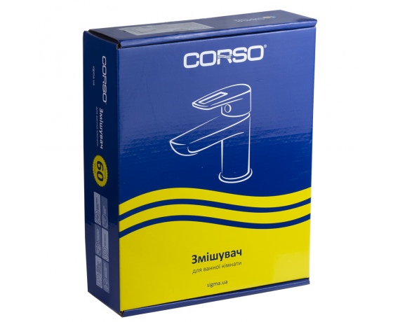 Фото 6 - Смеситель BOLSENA Ø25 для раковины литой на шпильке CORSO (CB-2A137C) (9614000)