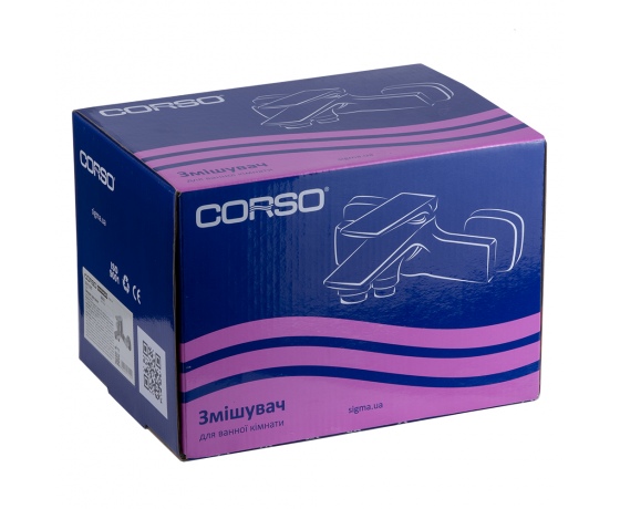 Фото 8 - Смеситель MARMORE Ø35 для ванны литой CORSO (DB-1C138C) (9623200)