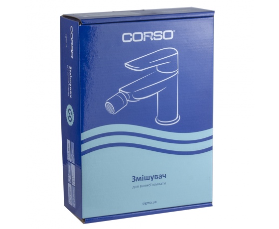 Фото 6 - Смеситель SERIO Ø35 для биде на шпильке CORSO (DC-1F146C) (9626500)