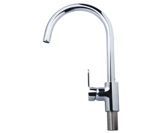 Фото 4 - Смеситель RIVA Ø35 для кухни J-излив на гайке CORSO (DE-4B139C) (9629100)