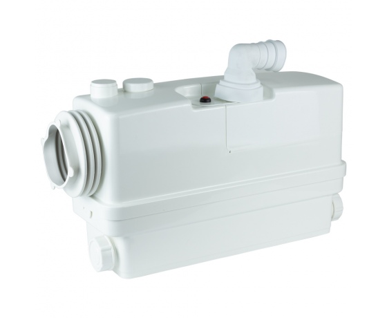 Фото 2 - Станция канализационная 0.6кВт Hmax 8.5м Qmax 110л/мин 3 входа + боковой вход 90мм LEO 3.0 (776916)