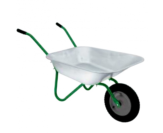 Фото 2 - Тачка садовая одноколесная 65л 90кг колесо 14